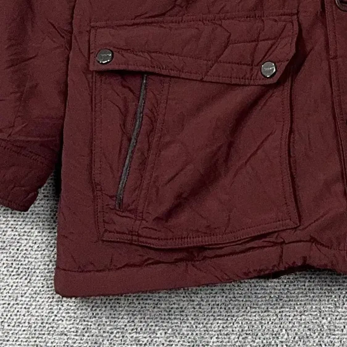 K2 로고 버건디 덕다운 오리털 패딩 점퍼 105 상품이미지3