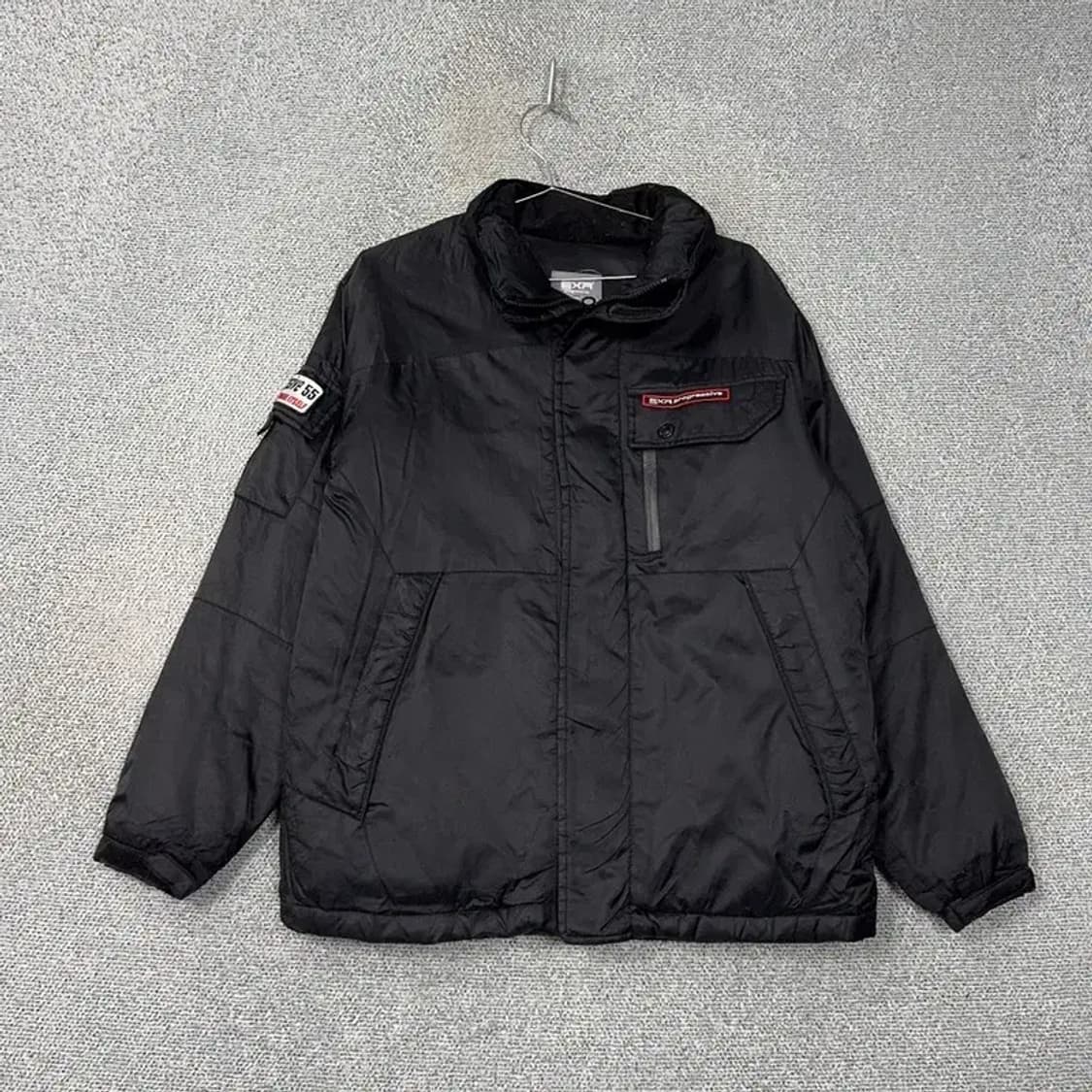 EXR 빈티지 로고 블랙 점퍼 자켓 95 상품이미지1