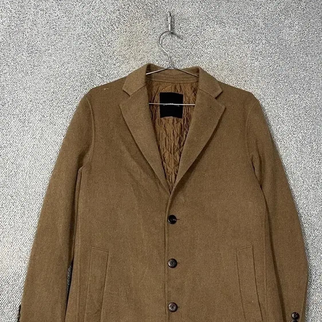 빈폴 브라운 울 캐시미어 클래식 코트 100 상품이미지3