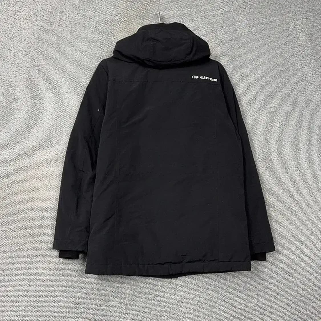 아이더 블랙 로고 덕다운 오리털 패딩 점퍼 M 상품이미지2