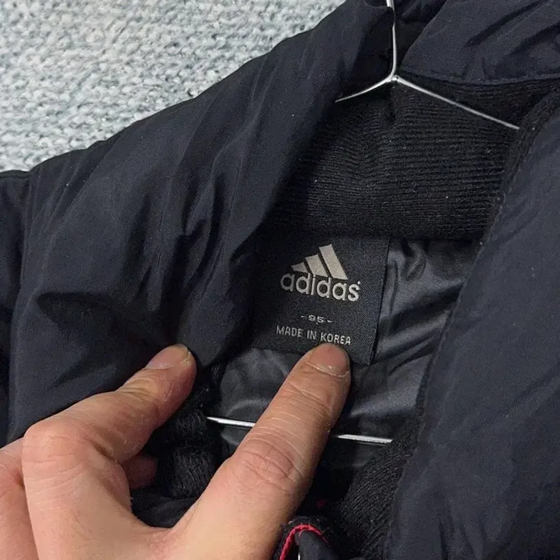 아디다스 레드 로고 덕다운 오리털 패딩 점퍼 95 상품이미지3