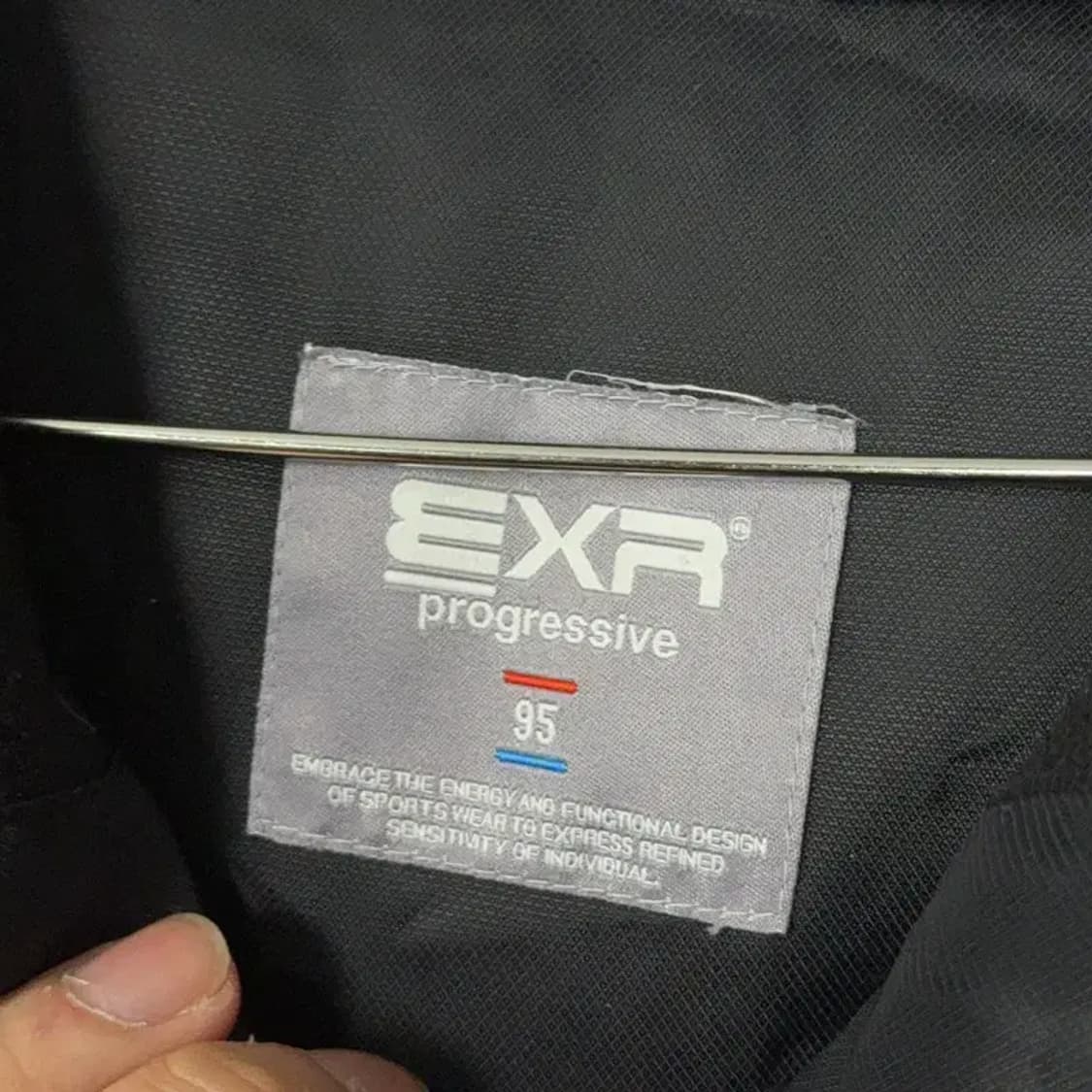 EXR 빈티지 로고 블랙 점퍼 자켓 95 상품이미지5