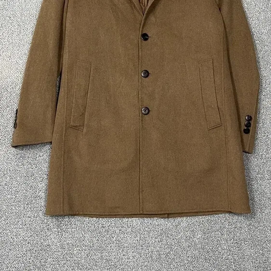 빈폴 브라운 울 캐시미어 클래식 코트 100 상품이미지4