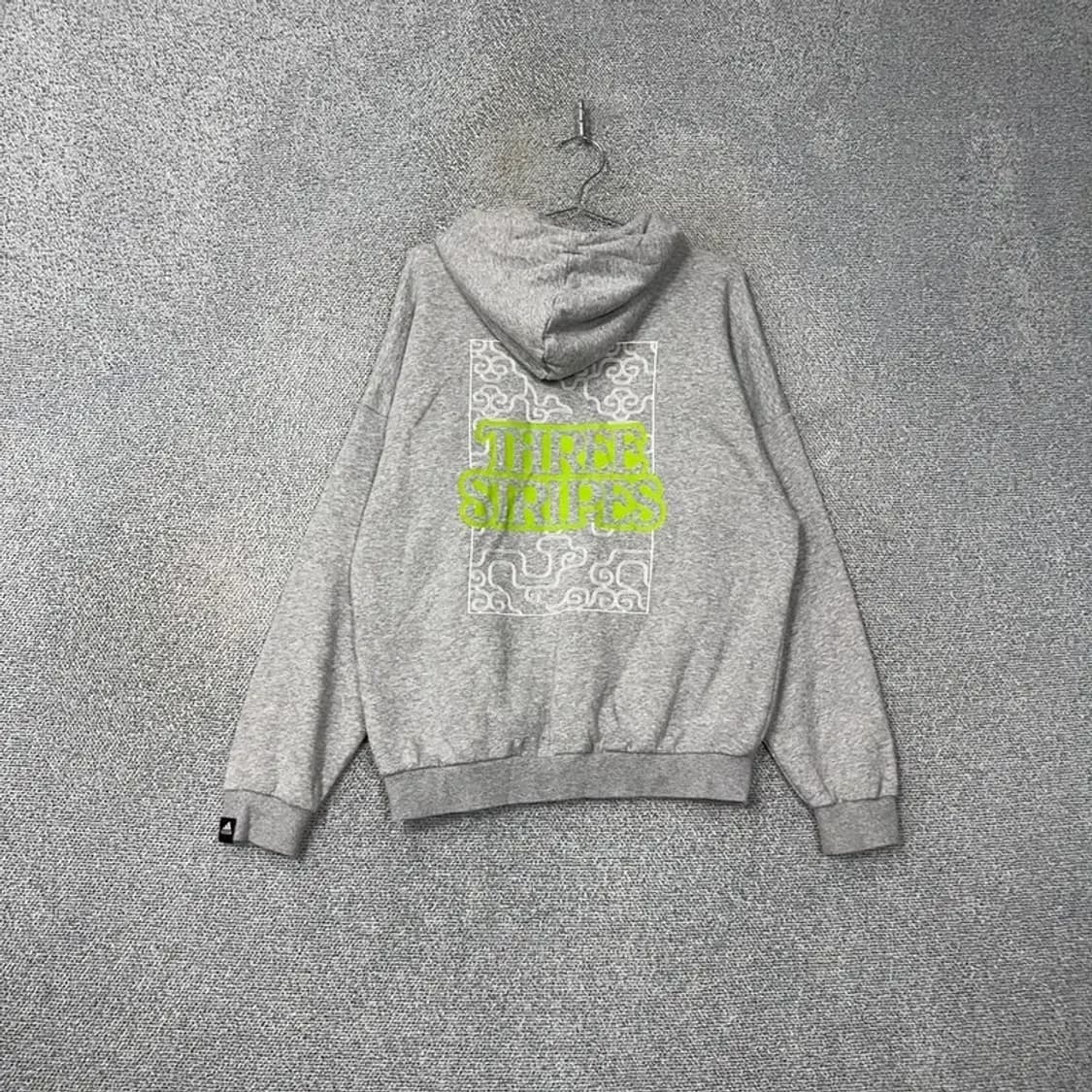 아디다스 빈티지 백프린팅 오버핏 후드티 XL 상품이미지1