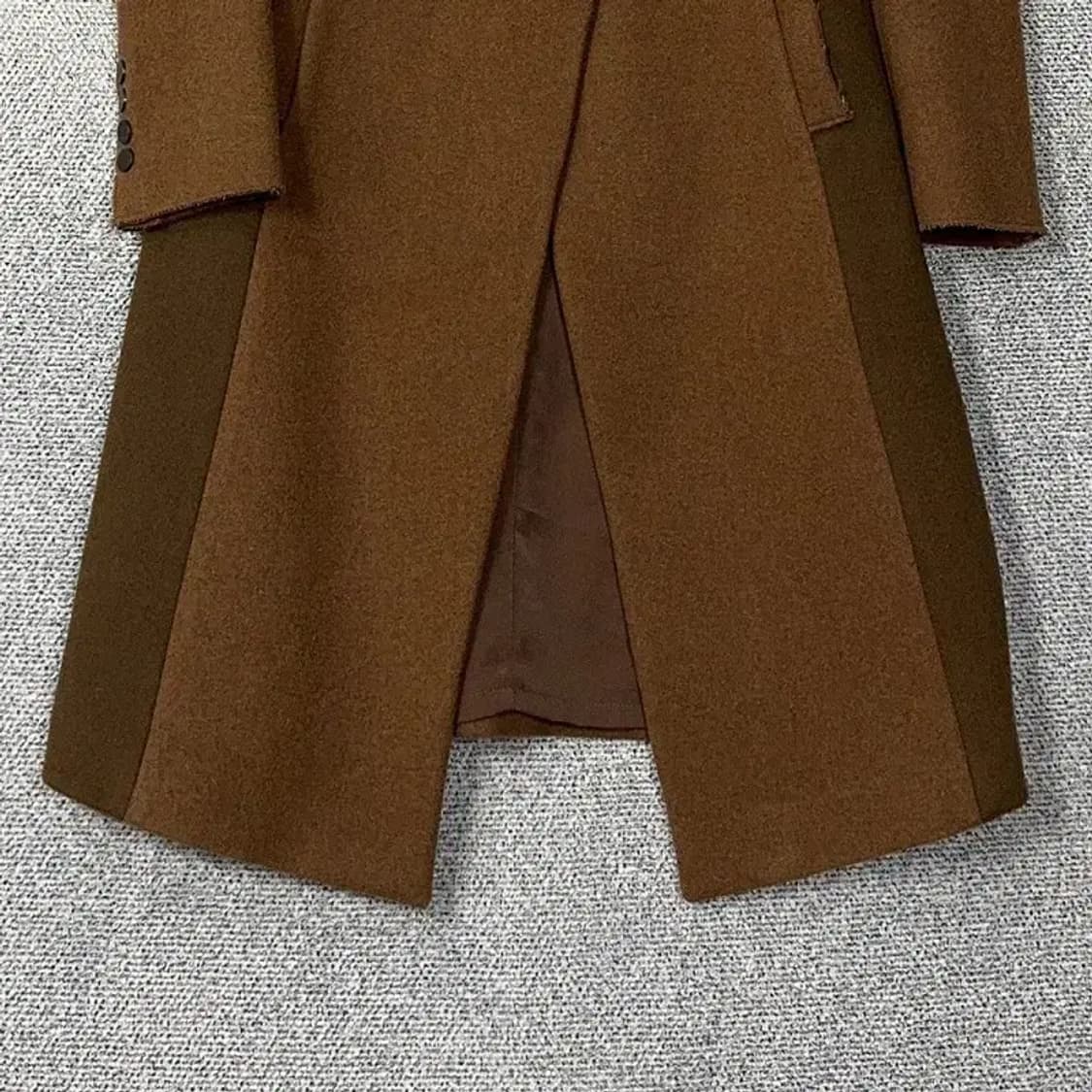 타임 한섬 여성 울 캐시미어 클래식 브라운 코트 82-94-160 상품이미지4