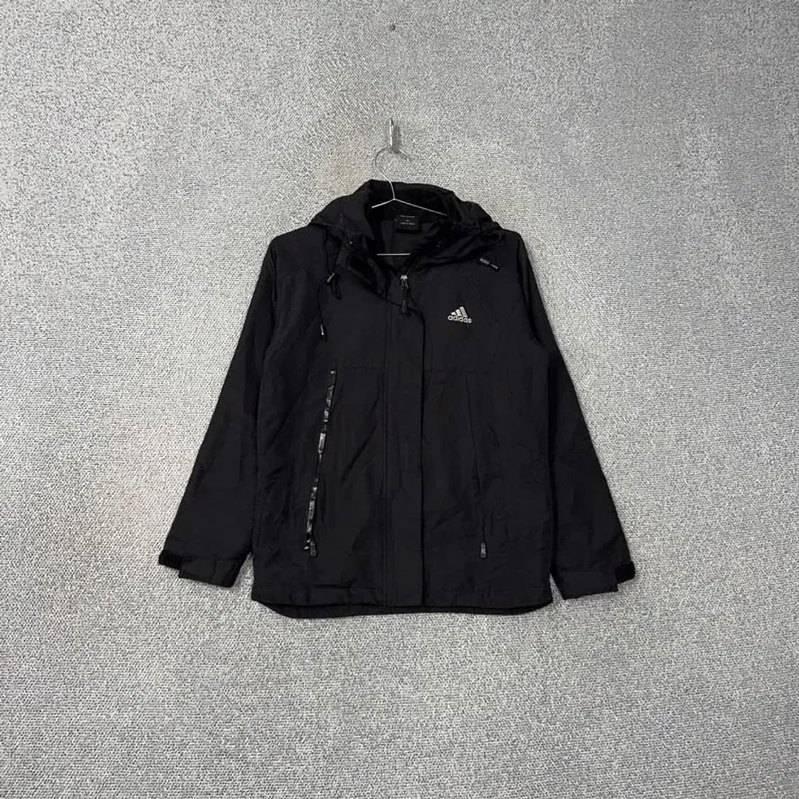 아디다스 블랙 로고 여성 캐주얼 바람막이 85 상품이미지1