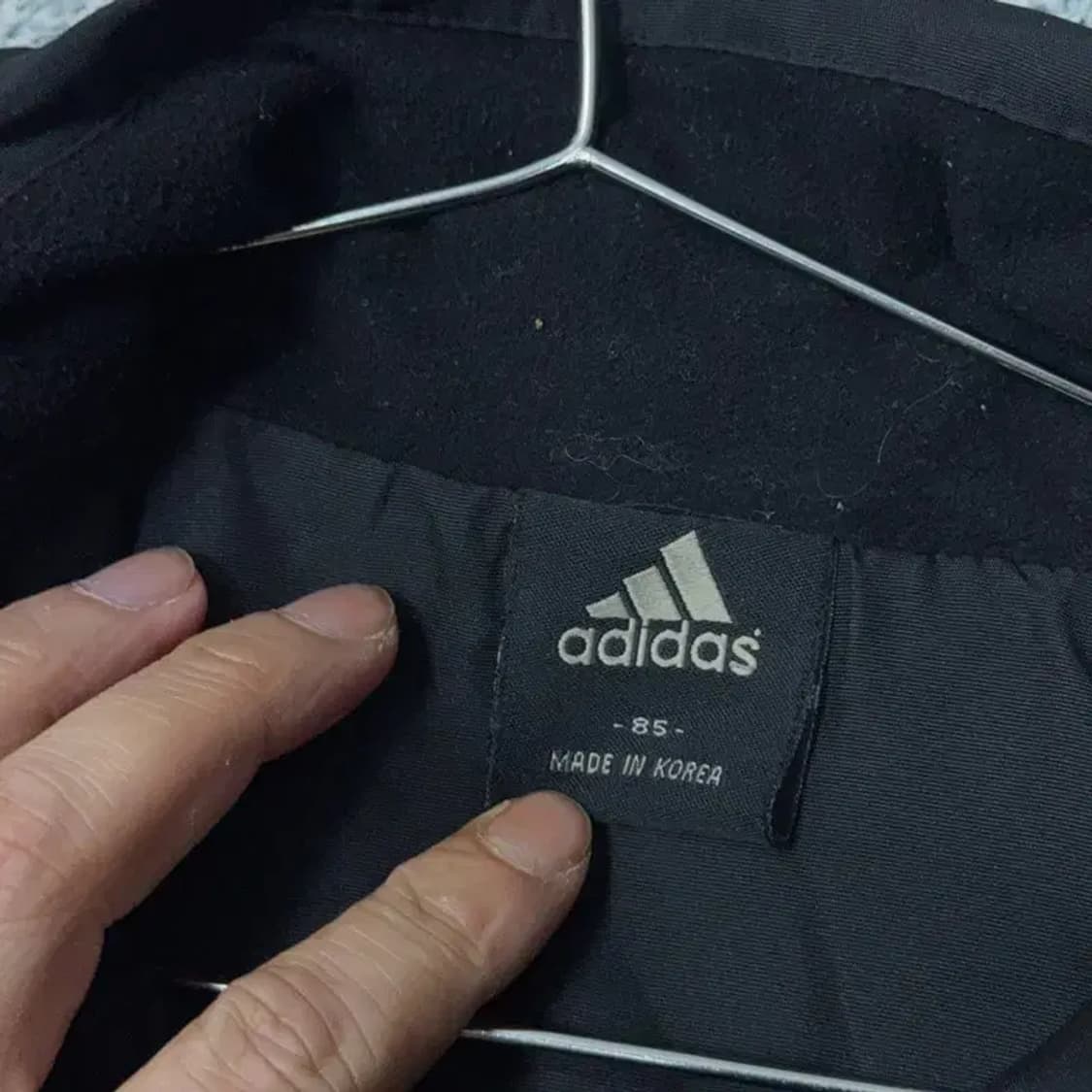 아디다스 블랙 로고 여성 캐주얼 바람막이 85 상품이미지3