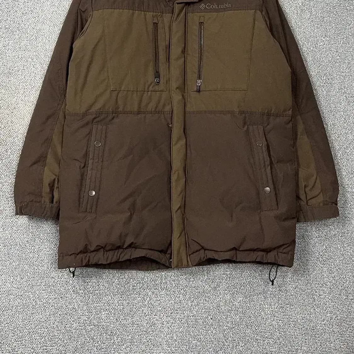 콜롬비아 로고 브라운 옴니히트 패딩 105 상품이미지4