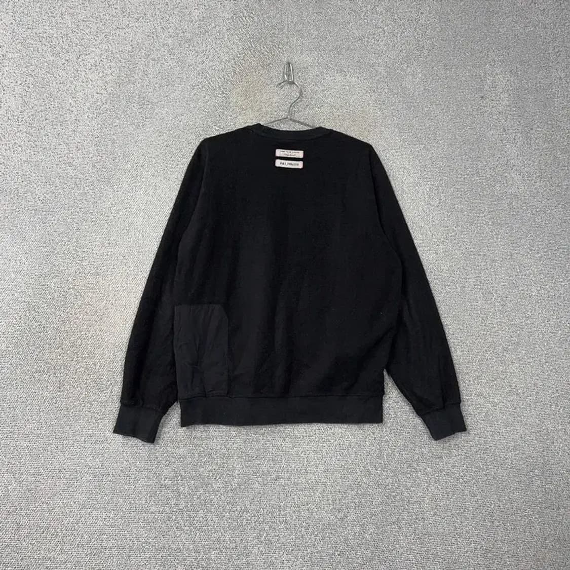 푸마 로고 블랙 맨투맨 M 상품이미지2