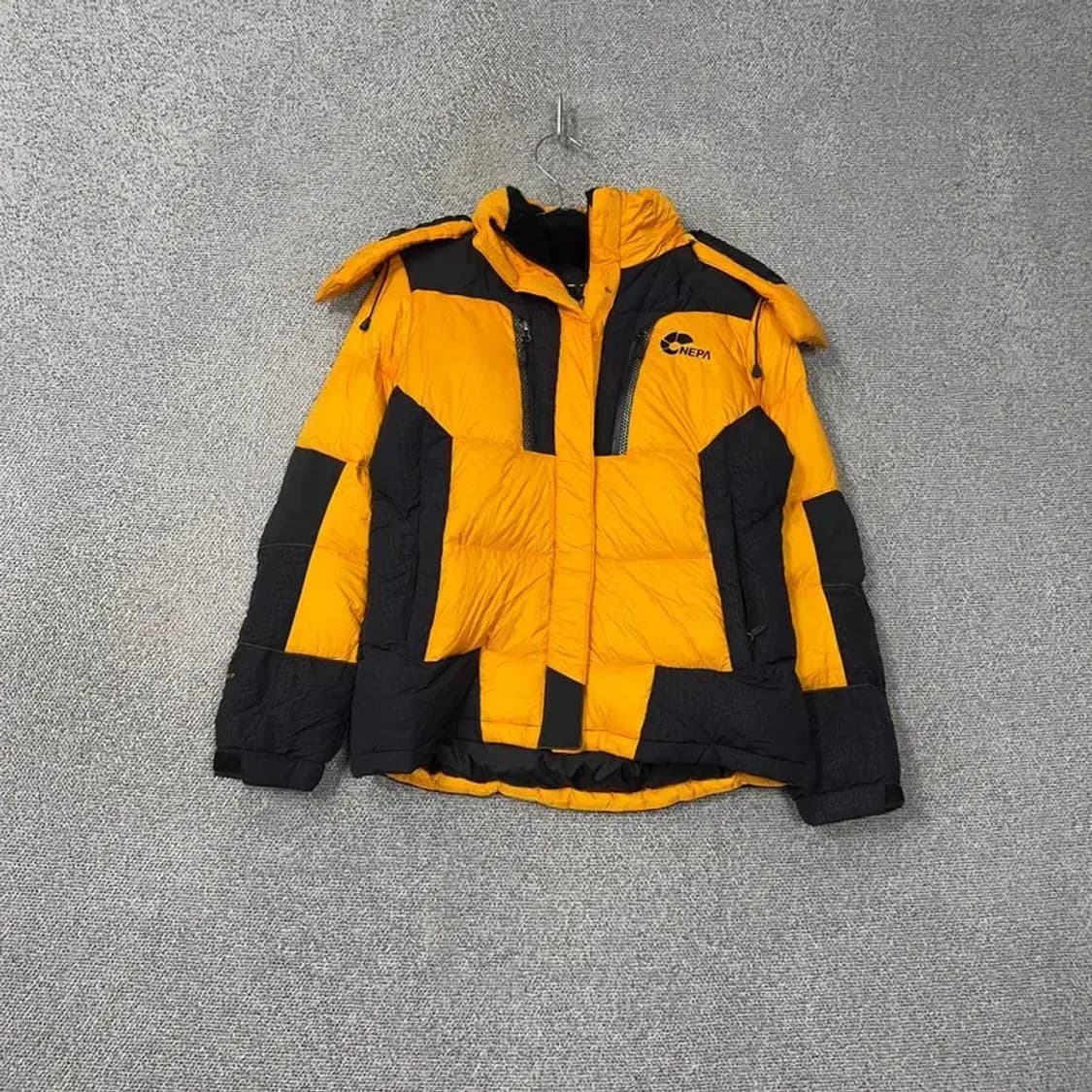 네파 옐로우 방한 오리털 덕다운 패딩 점퍼 M 상품이미지1