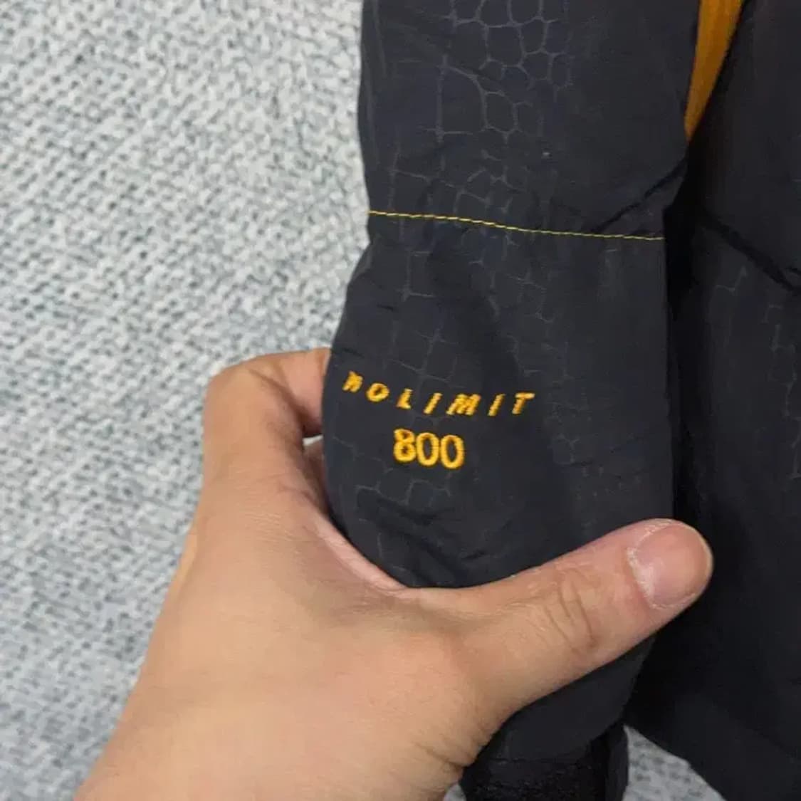 네파 옐로우 방한 오리털 덕다운 패딩 점퍼 M 상품이미지3