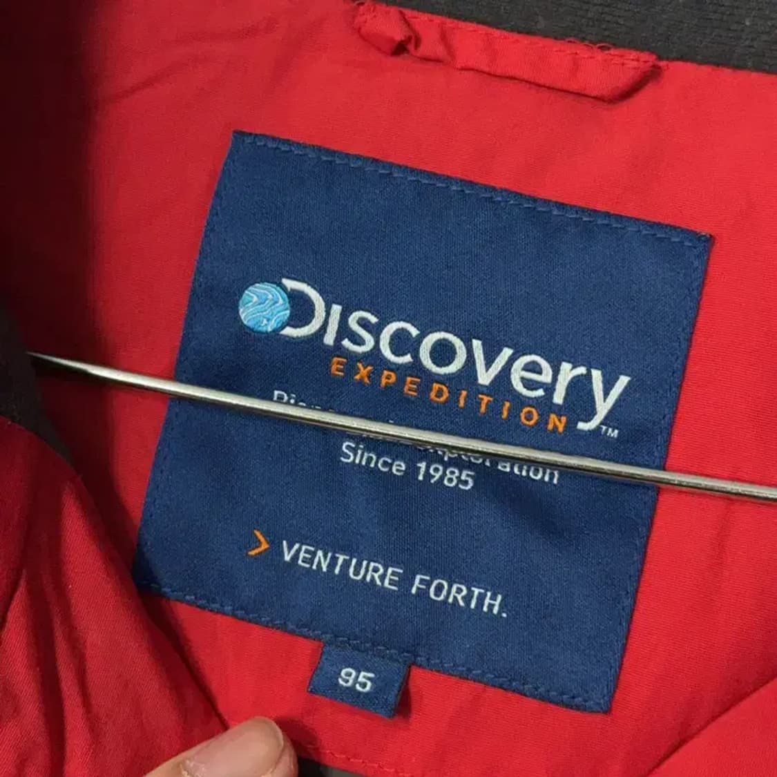 디스커버리 덕다운 레드 패딩 95 상품이미지3