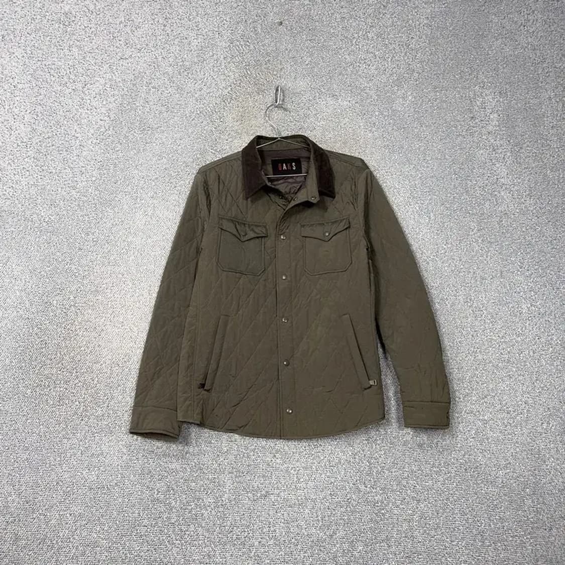 닥스 남성 캐주얼 카키 퀄팅 자켓 상품이미지1