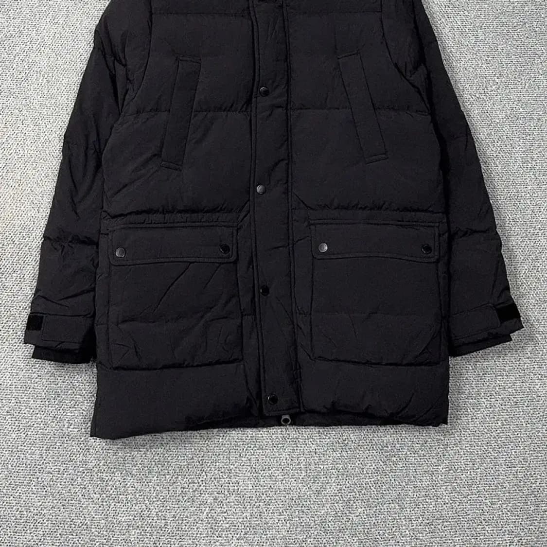캉골 덕다운 블랙 롱 패딩 S 상품이미지4