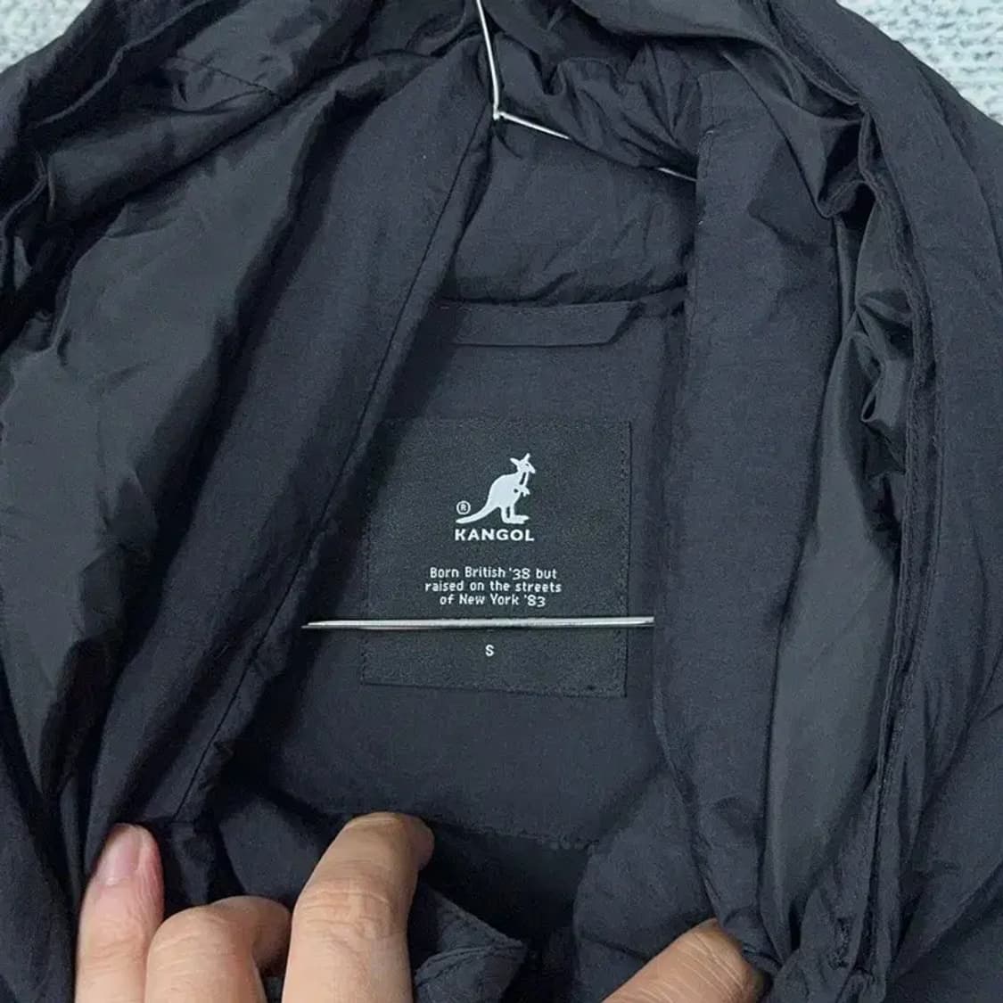 캉골 덕다운 블랙 롱 패딩 S 상품이미지5