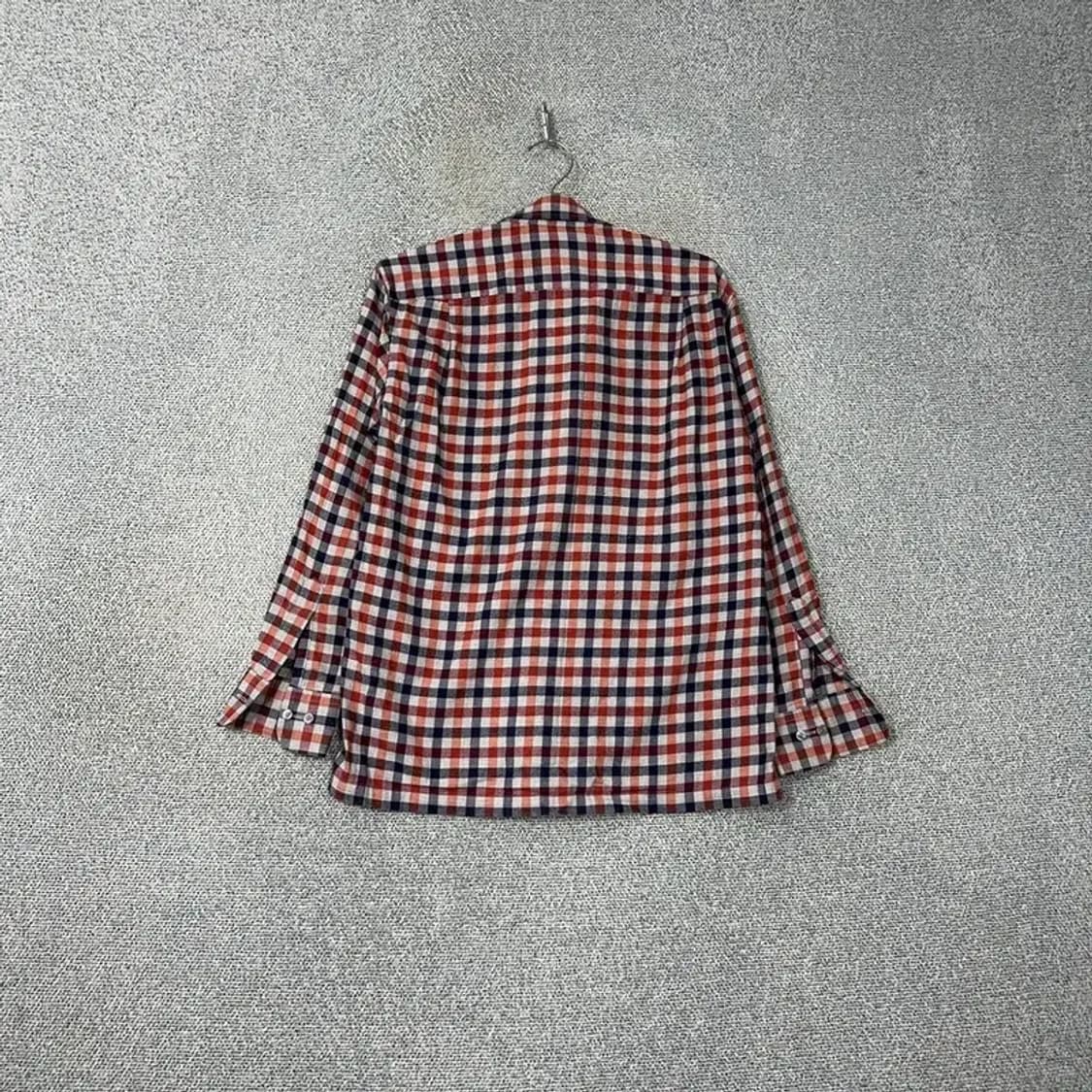 닥스 남성 캐주얼 체크 레드 셔츠 95 상품이미지2