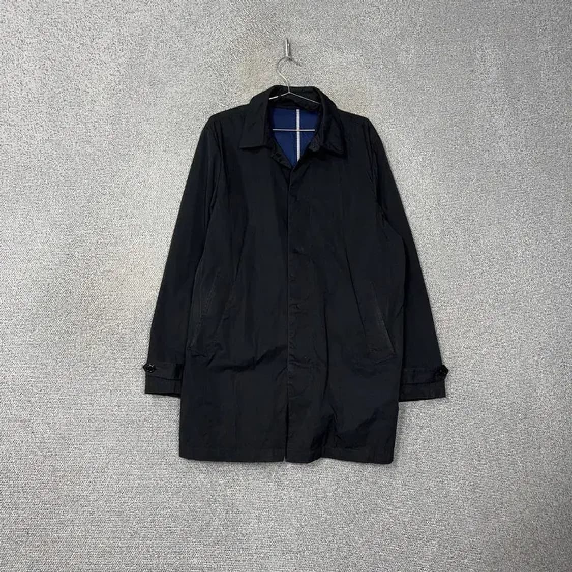 타미힐피거 남성 블랙 트렌치 코트 L 상품이미지1