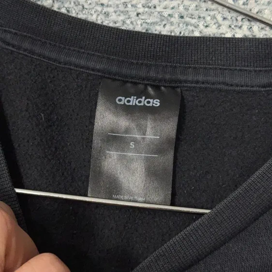 아디다스 빅로고 프린팅 삼선 맨투맨 S 상품이미지3