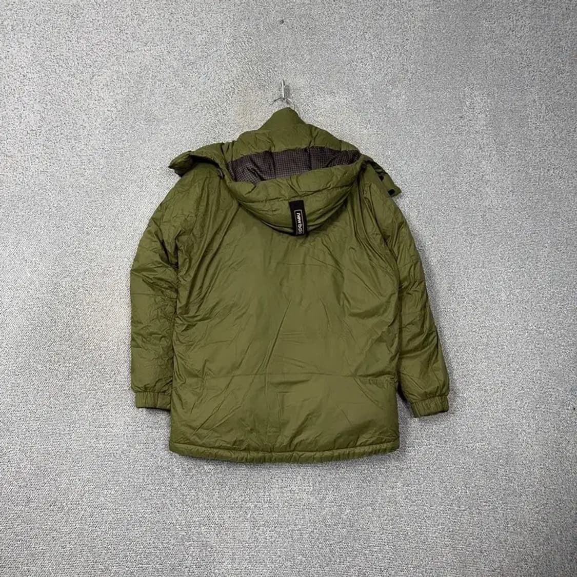 뉴발란스 로고 카키 롱 패딩 95 상품이미지2