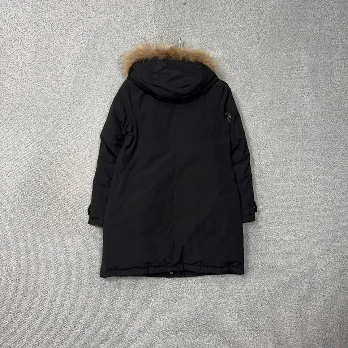 네파 덕다운 블랙 라쿤퍼 패딩 90 상품이미지2