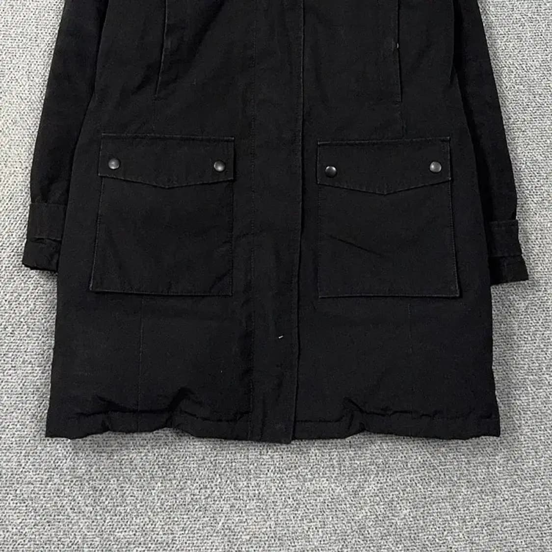 네파 덕다운 블랙 라쿤퍼 패딩 90 상품이미지4