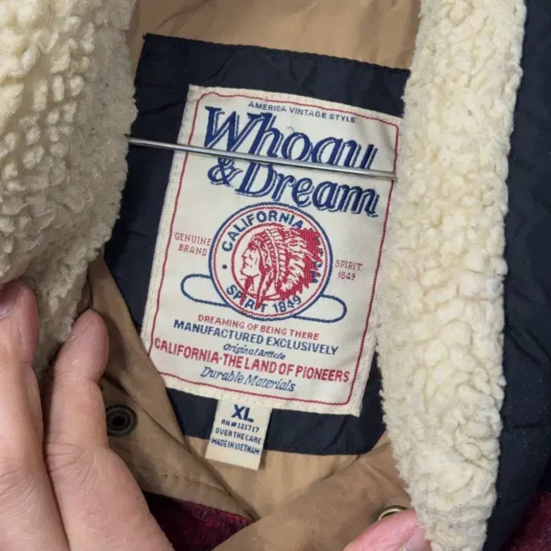 후아유 플란넬 체크 캐주얼 패딩 조끼 XL 상품이미지6