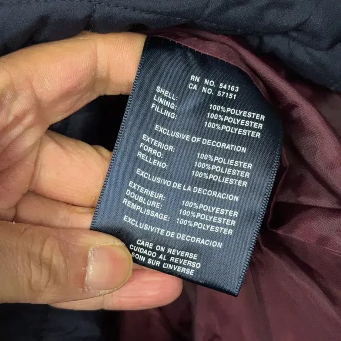 타미힐피거 네이비 여성 캐주얼 미디 패딩 S 상품이미지4