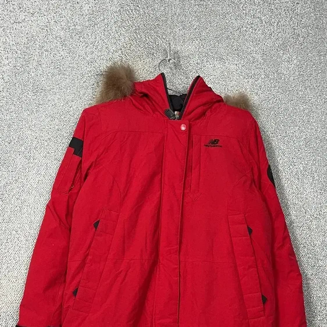 뉴발란스 레드 캐주얼 덕다운 오리털 패딩 점퍼 S 상품이미지3