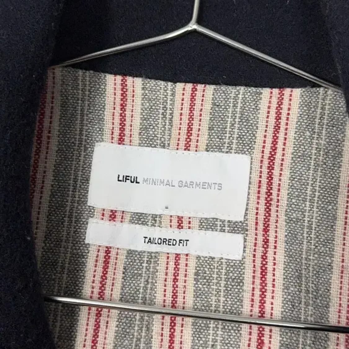 라이풀 테일러드 네이비 더블 코트 S 상품이미지3