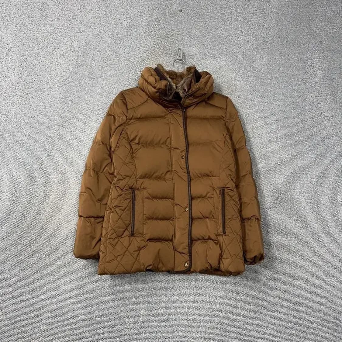 해지스 여성 캐주얼 브라운 패딩 M 상품이미지1