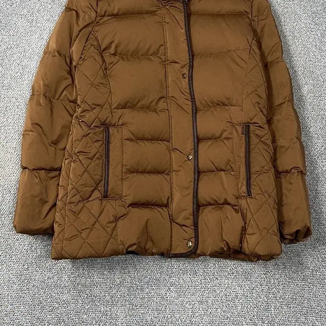 해지스 여성 캐주얼 브라운 패딩 M 상품이미지4