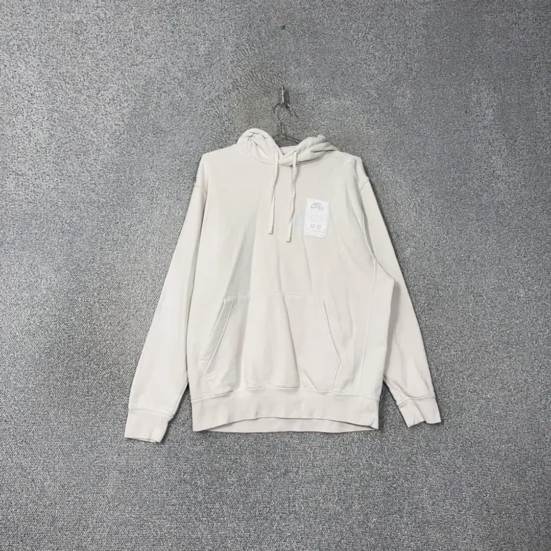 나이키 로고 기모 화이트 후드티 XL 상품이미지1