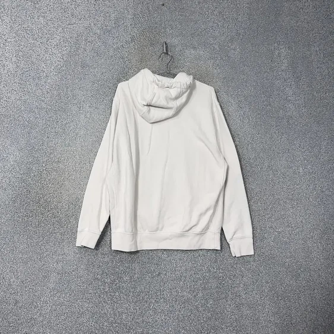 나이키 로고 기모 화이트 후드티 XL 상품이미지2