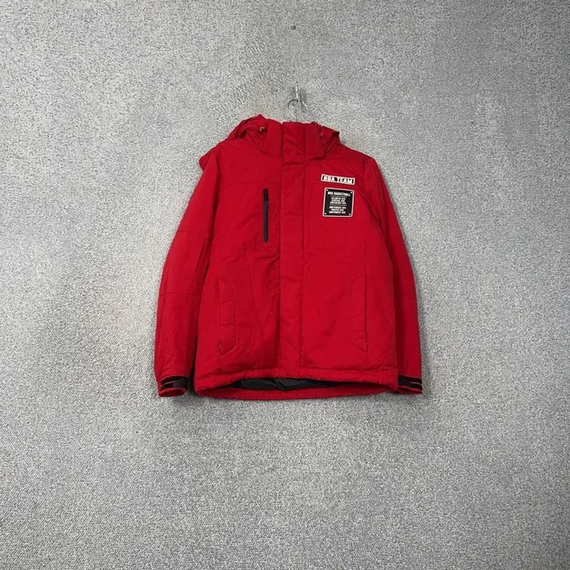 NBA 레드 로고 다운 패딩 점퍼 S 상품이미지1