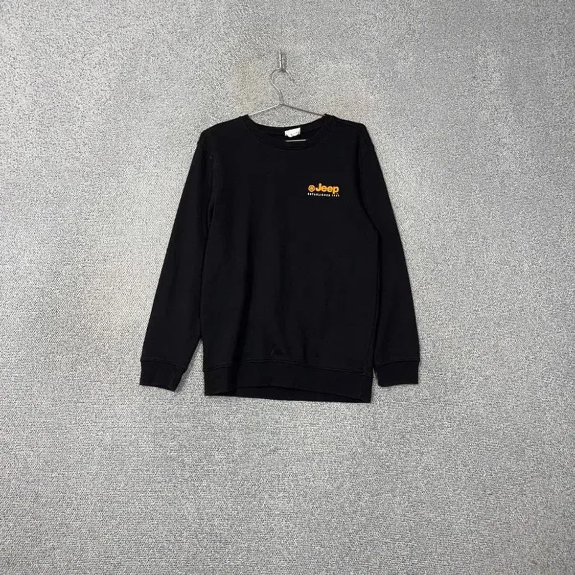 지프 블랙 스펠 로고 맨투맨 95 상품이미지1