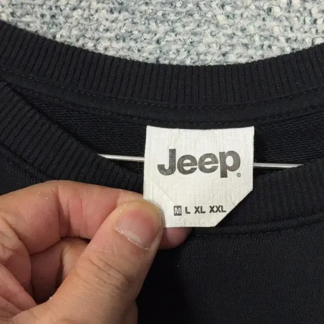 지프 블랙 스펠 로고 맨투맨 95 상품이미지3