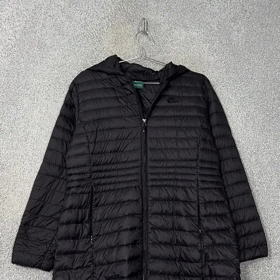 네파 블랙 구스다운 거위털 경량 롱패딩 110 상품이미지3