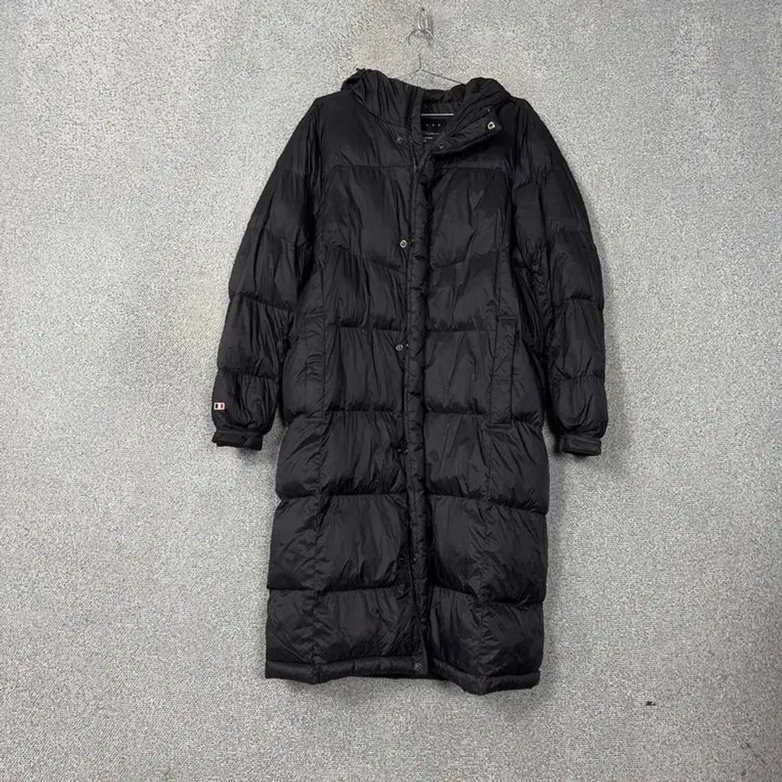 밀레 블랙 로고 롱패딩 점퍼 95 상품이미지1