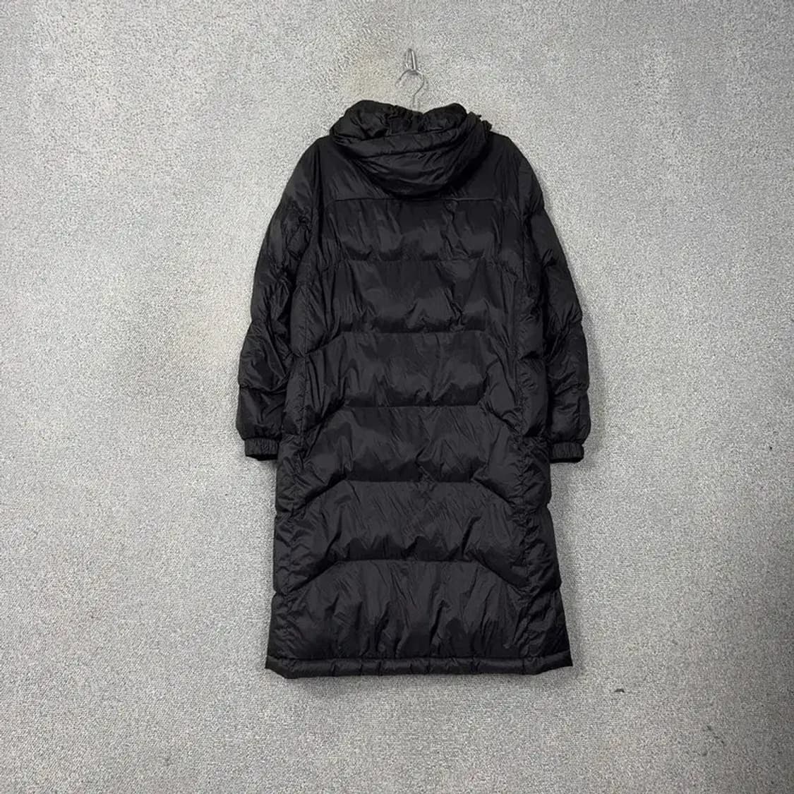 밀레 블랙 로고 롱패딩 점퍼 95 상품이미지2