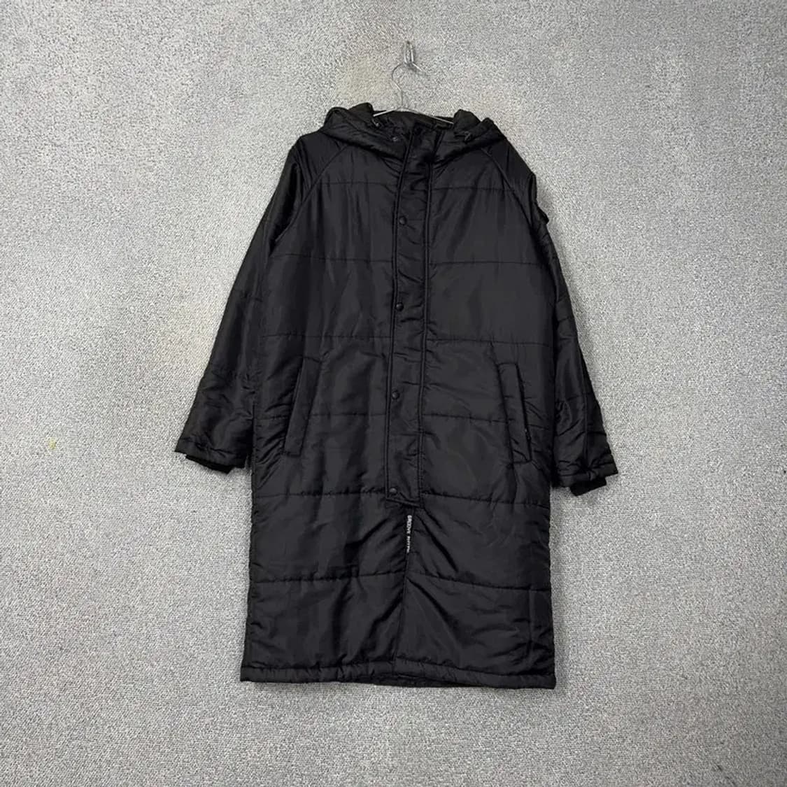 그루브라임 블랙 로고 롱패딩 L 상품이미지1