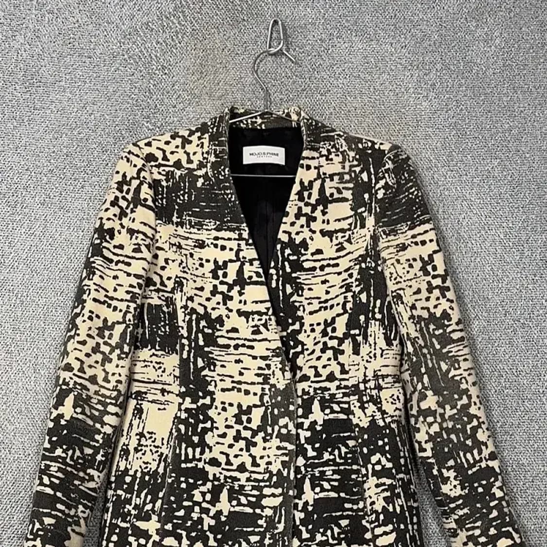 모조에스핀 빈티지 패턴 울 코트 85-91-164 상품이미지3