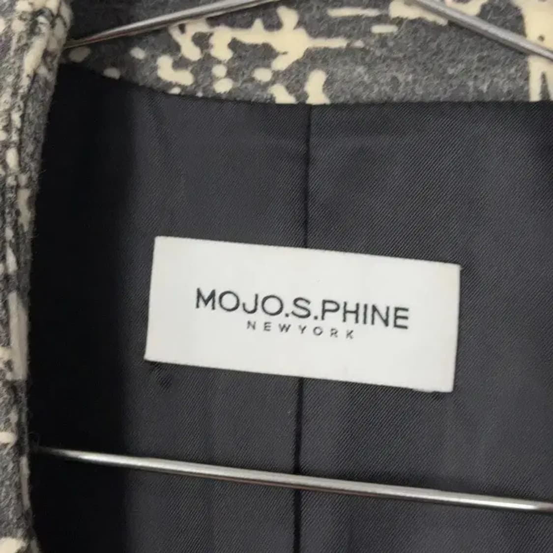 모조에스핀 빈티지 패턴 울 코트 85-91-164 상품이미지5