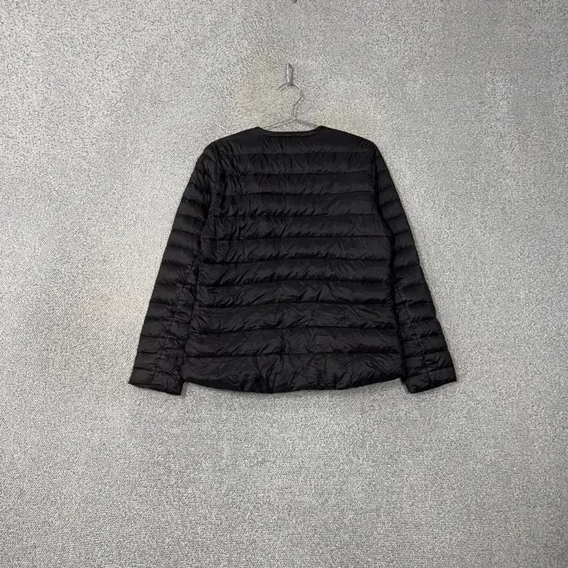 밀레 블랙 캐주얼 경량 패딩 100 상품이미지2