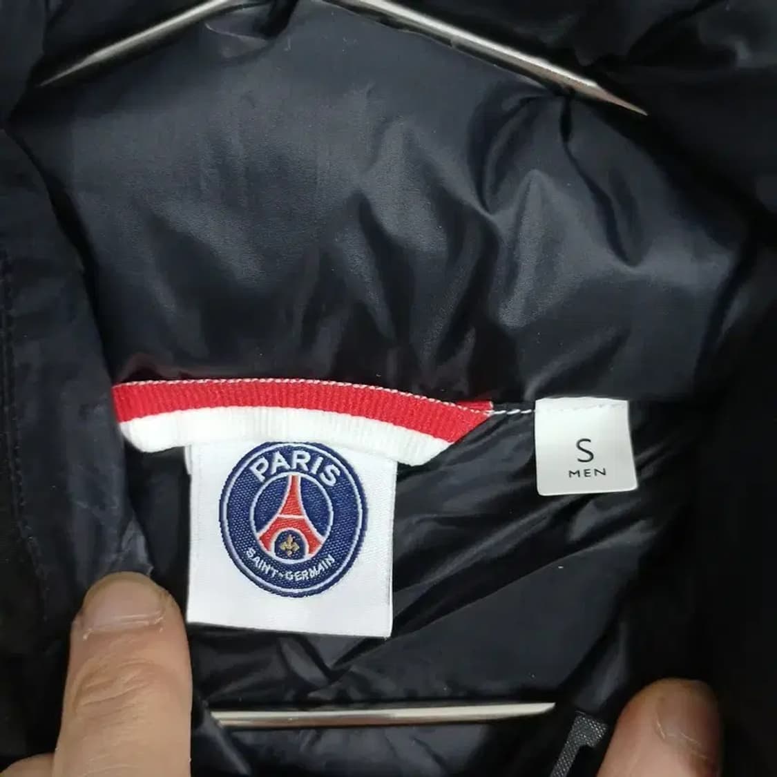 파리생제르망 로고 다운 패딩 조끼 S 상품이미지3