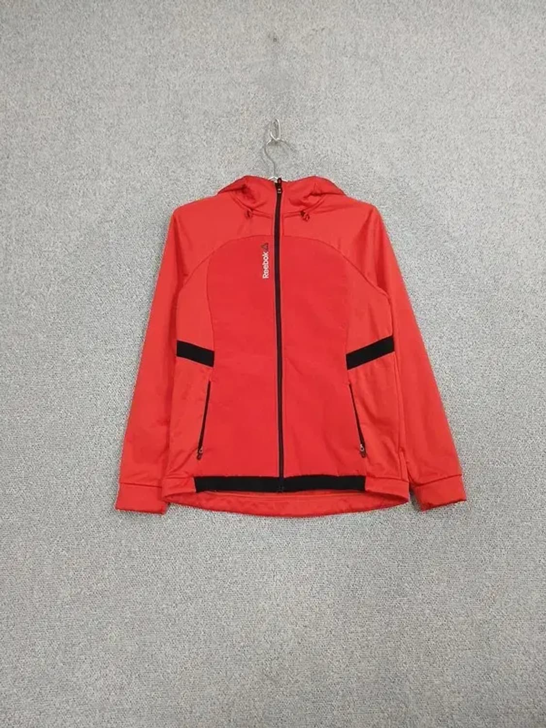 아디다스 코랄 레드 로고 기능성 후드집업 M 상품이미지1