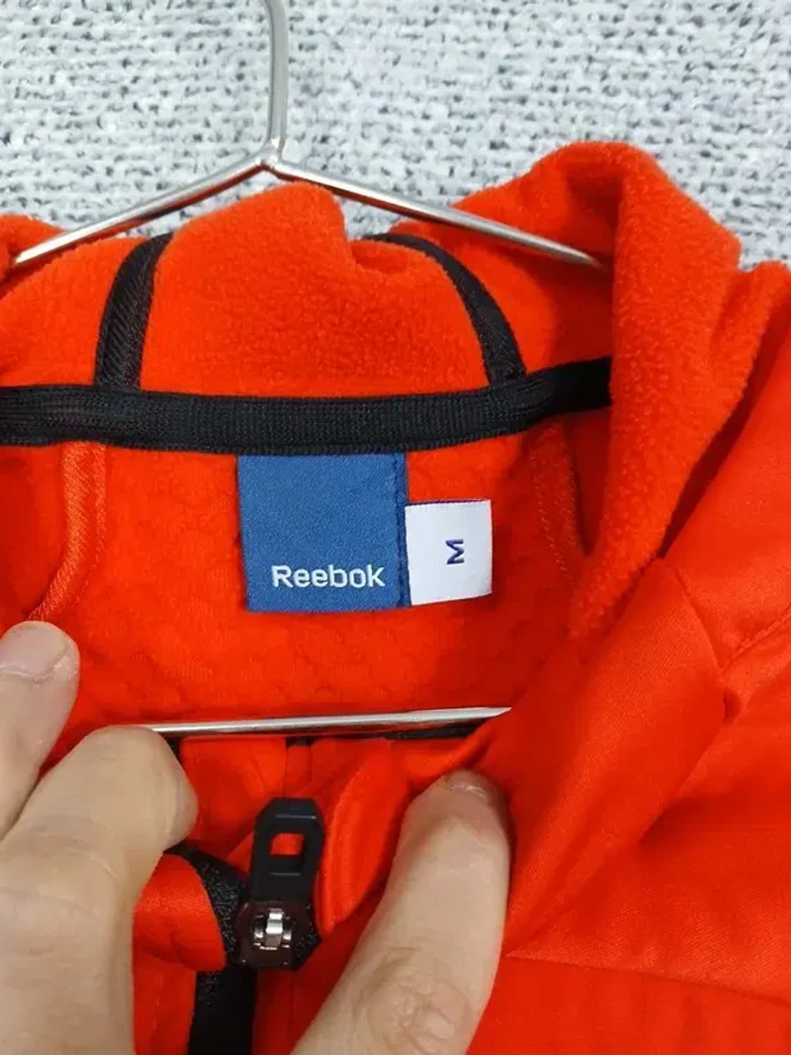 아디다스 코랄 레드 로고 기능성 후드집업 M 상품이미지3