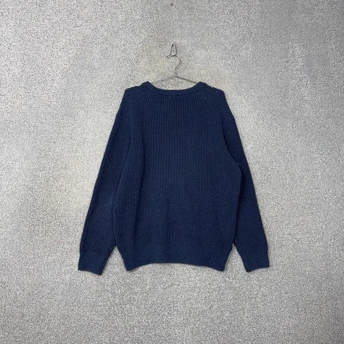 유니클로 네이비 캐주얼 코튼 니트 L 상품이미지2
