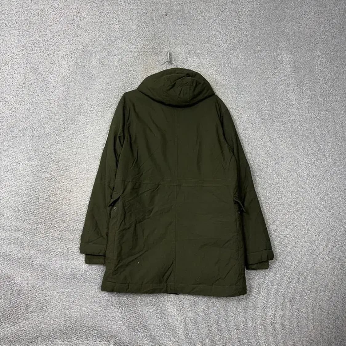 아디다스 레더 로고 덕다운 카키 카모 파카 패딩 90 상품이미지2