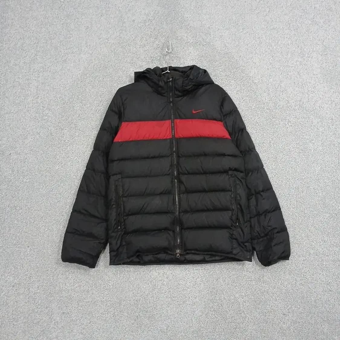 나이키 스톰핏 레드 블랙 투톤 패딩 M 상품이미지1