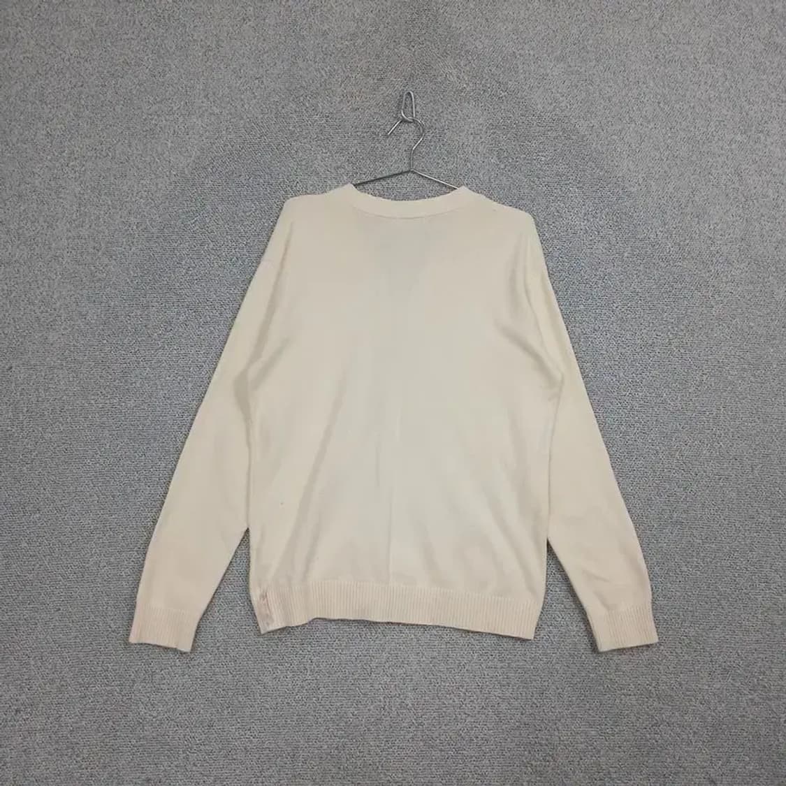 커스텀어클락 코튼 화이트 가디건 M 상품이미지2